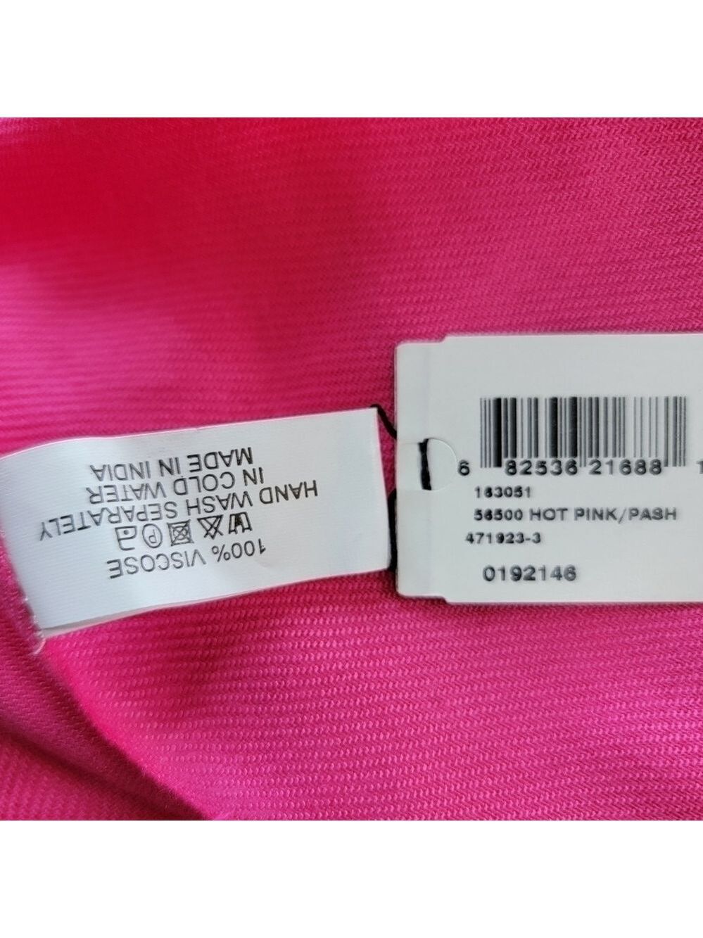 Hot Pink Pasmina Scarf NWT